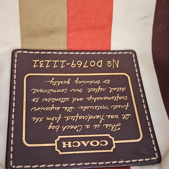 Vintage Coach tote. Dark navy soft leather. No marks or scratches. - Picture 3 of 8